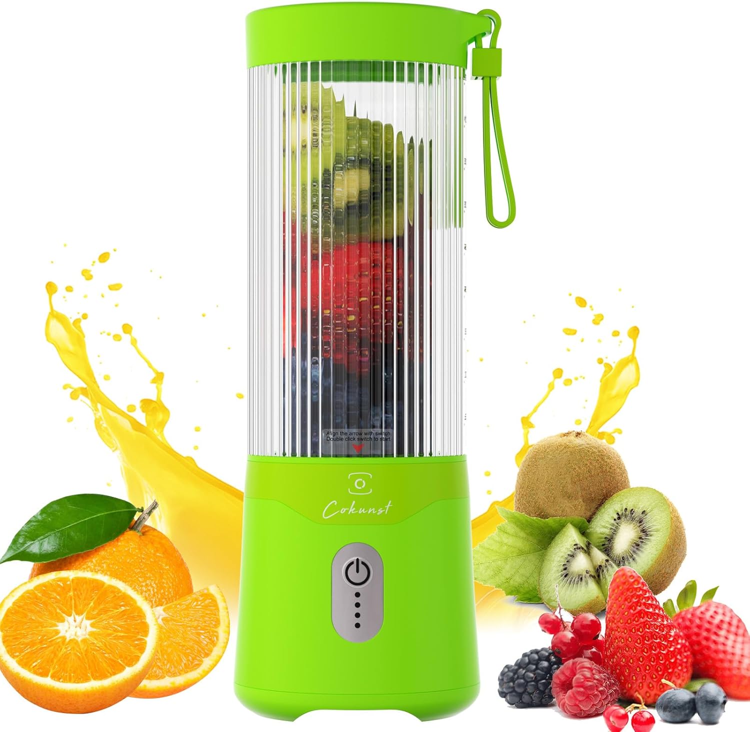 Personal Blenders COKUNST 18 Oz USB Rechargeable QFC