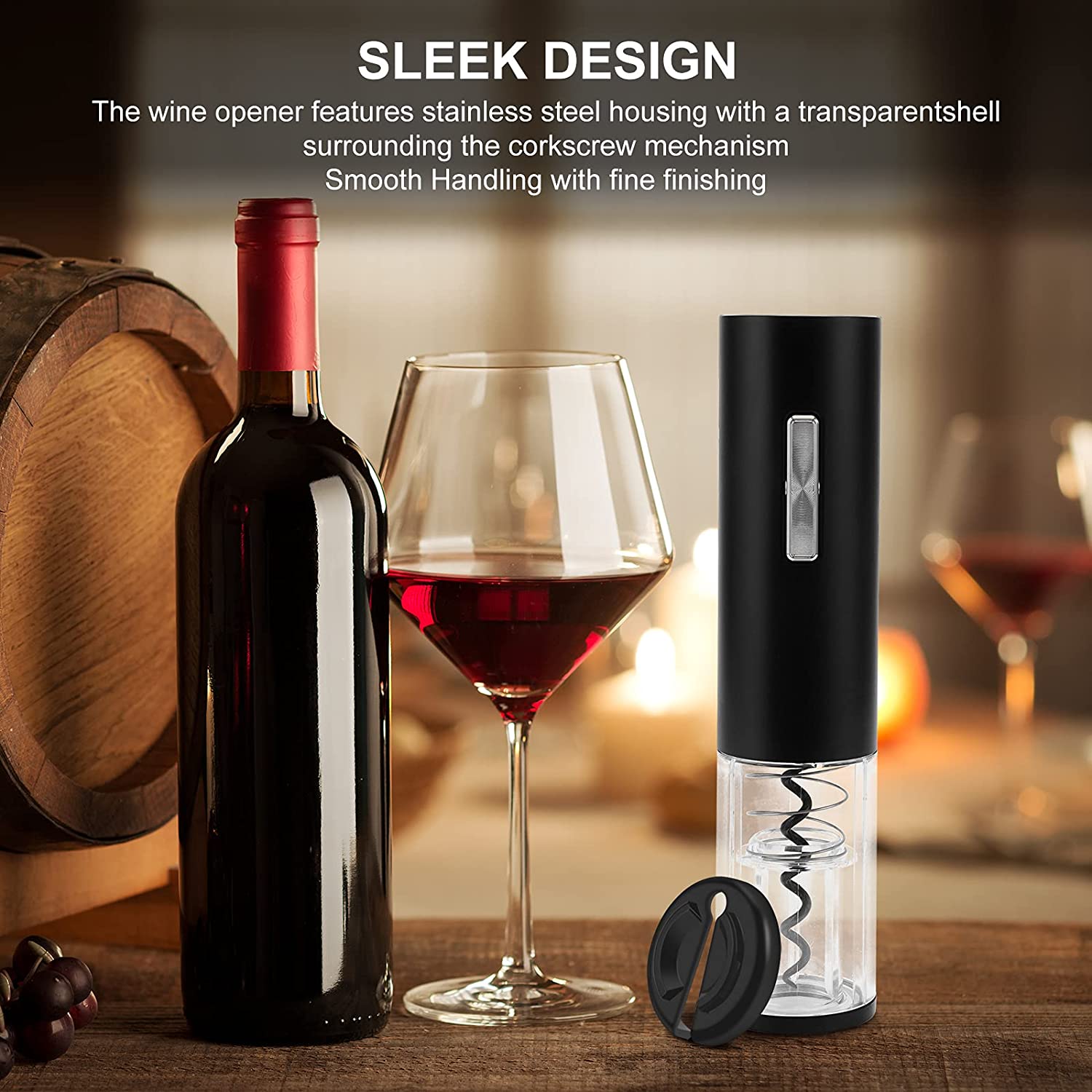 Electric Can Opener Automatic Restaurant Bottle Opener Battery Operated  Handheld