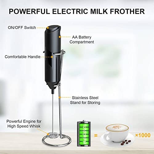 KJBQ-4-BS Black Rechargeable Electric Handheld Drink Mixer With Stainless  Steel Stand For Cappuccino - Buy KJBQ-4-BS Black Rechargeable Electric Handheld  Drink Mixer With Stainless Steel Stand For Cappuccino Product on