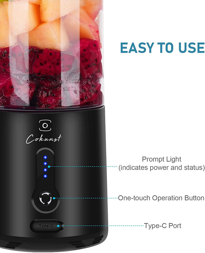 500ML Portable Blender Juicer Cup USB Smoothies Fruit Mixer Machine Jet  Squeezer