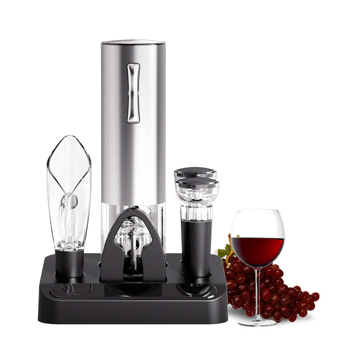 XWQ 1 Set Electric Wine Opener LED Battery Display Labor-saving Plastic  Rechargeable Automatic Corkscrew Wine Jar Opener for Home 