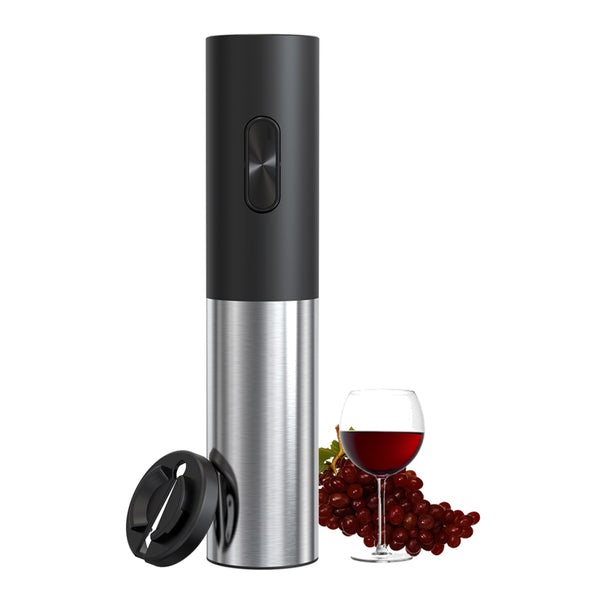 COKUNST Electric Wine Bottle Openers , Reusable Wine Corkscrew Opener with Foil Cutter, Battery Operated Stainless Steel Wine Remover for Home Kitchen Party Bar Restaurant